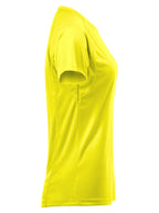 Clique Premium Active-T – dame – Signalfarge – høyre side
