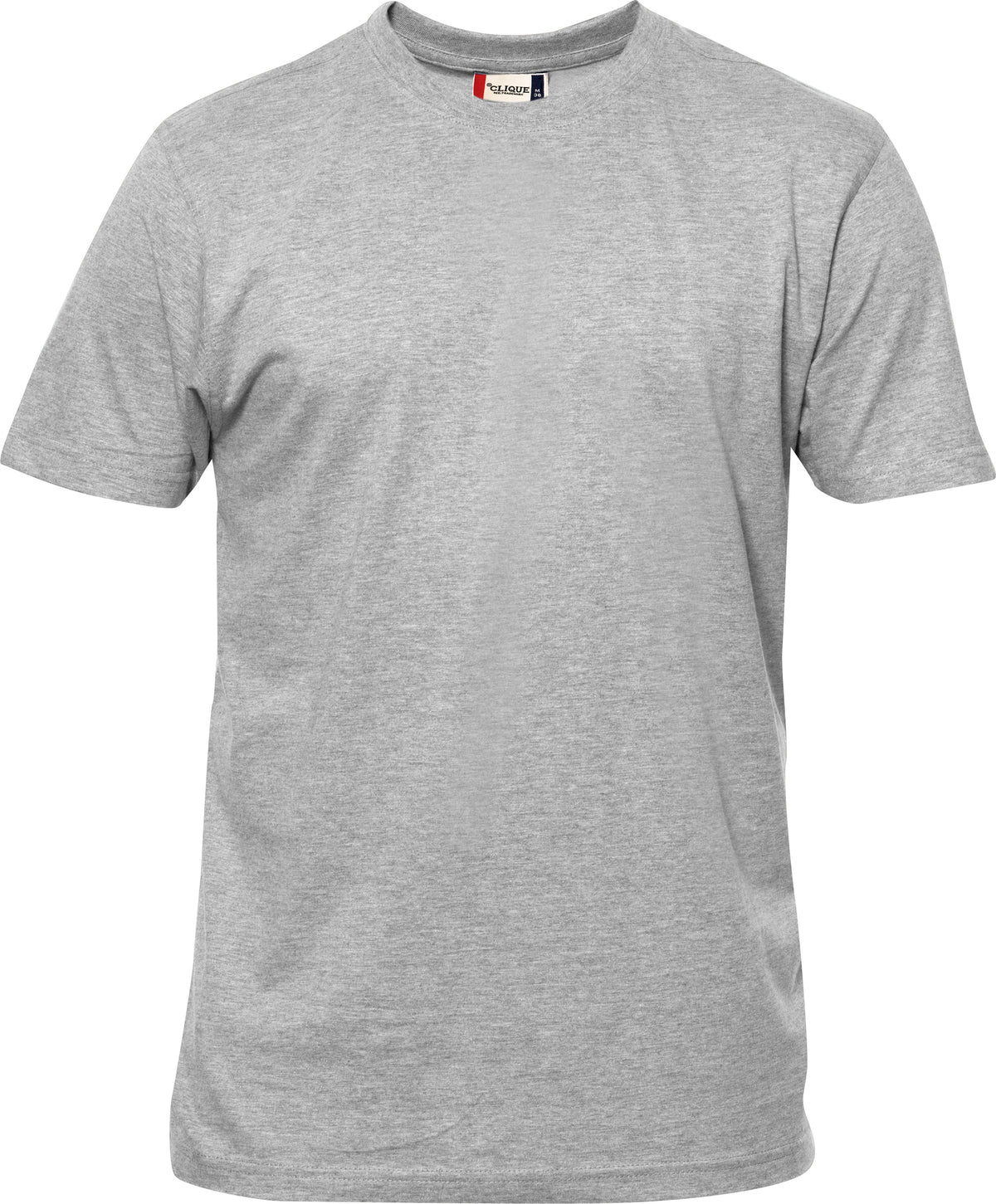 Clique Premium-T – Gråmelert – forside