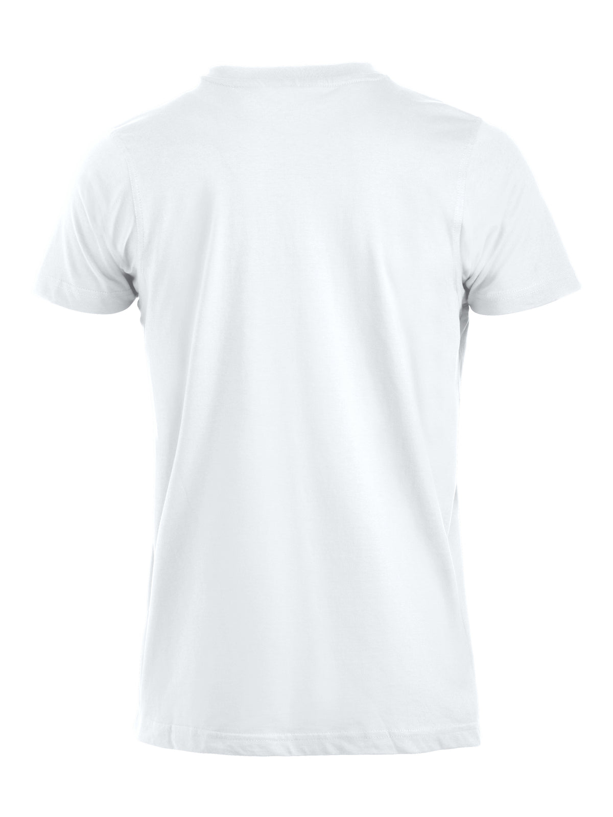 Clique Premium-T – Hvit – bakside