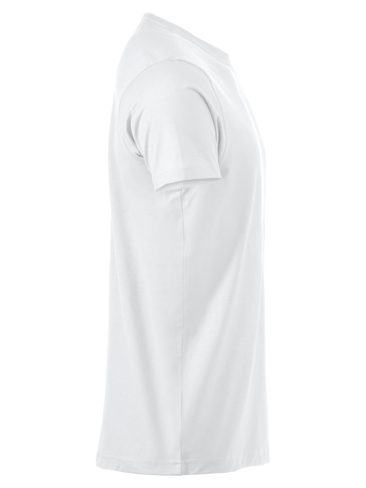 Clique Premium-T – Hvit – høyre side
