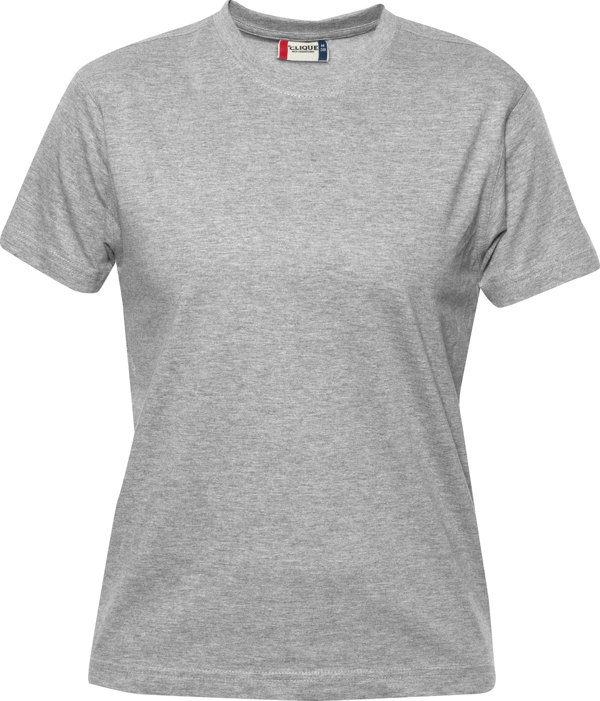 Clique Premium-T – dame – Gråmelert – forside