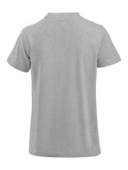 Clique Premium-T – dame – Gråmelert – bakside