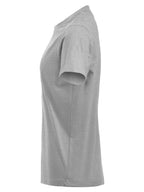 Clique Premium-T – dame – Gråmelert – venstre side