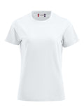 Clique Premium-T – dame – Hvit – forside