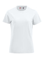 Clique Premium-T – dame – Hvit – forside