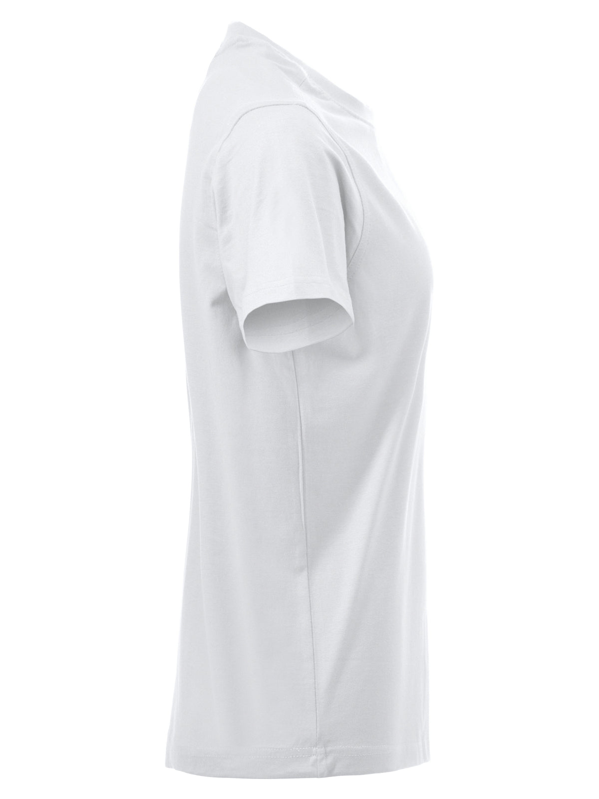 Clique Premium-T – dame – Hvit – høyre side
