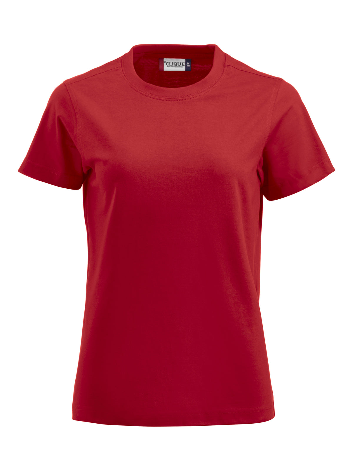 Clique Premium-T – dame – Rød – forside