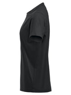Clique Premium-T – dame – Svart – venstre side