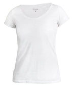 Clique Derby-T – dame – Steinhvit – produktbilde