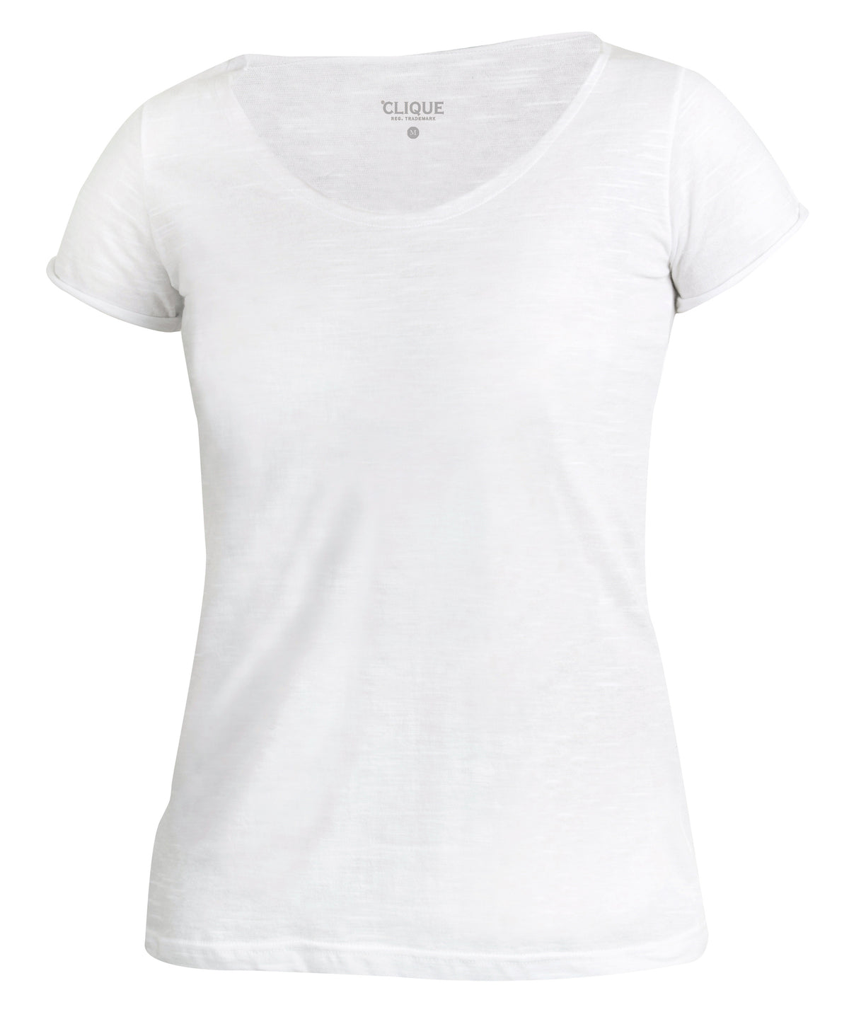 Clique Derby-T – dame – Steinhvit – produktbilde