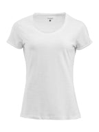 Clique Derby-T – dame – Steinhvit – forside