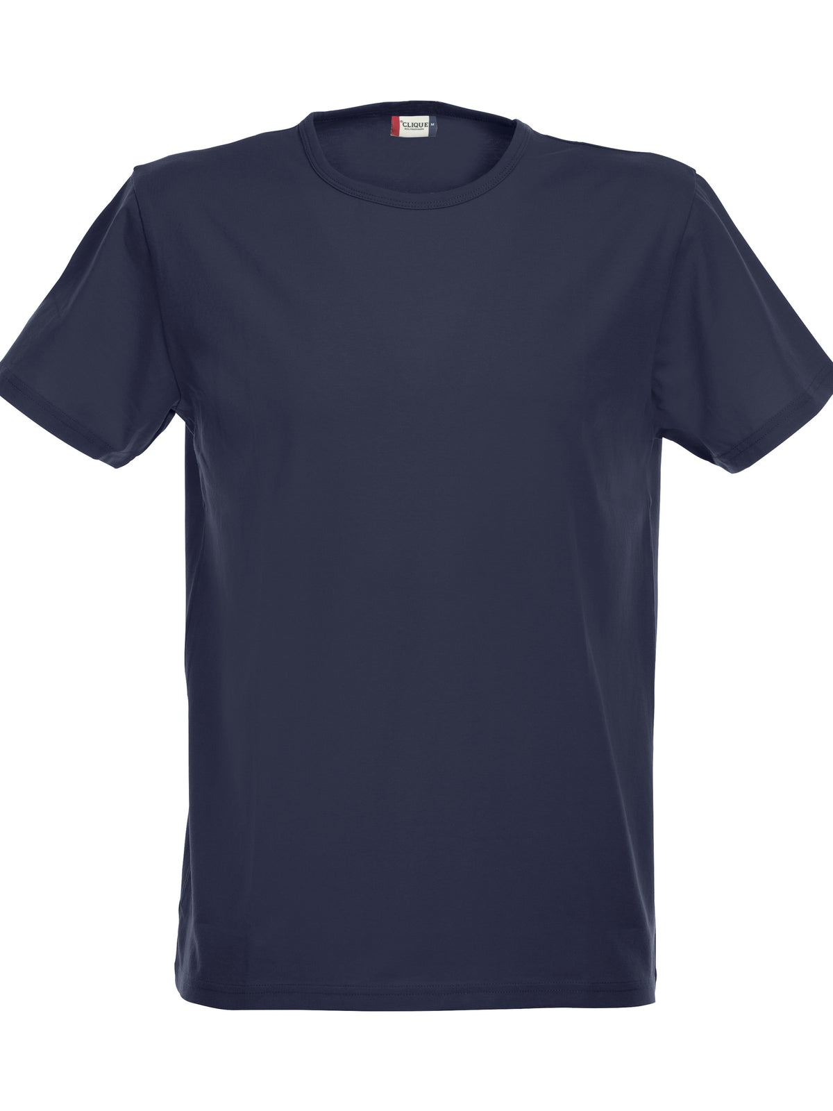 Clique Stretch-T – Mørk marineblå – forside