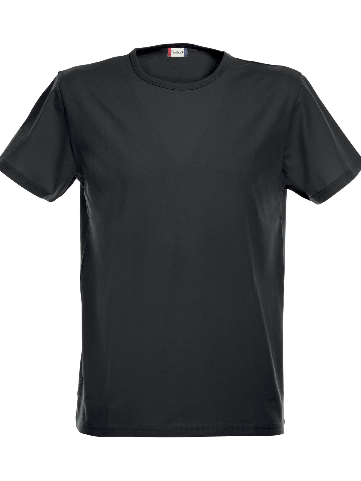 Clique Stretch-T – Svart – forside