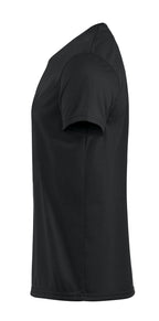 Clique Neon-T – Svart – venstre side