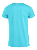 Clique Neon-T – Neonblå – bakside