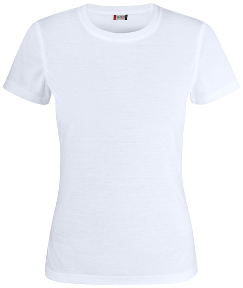 Clique Neon-T – dame – Hvit – forside