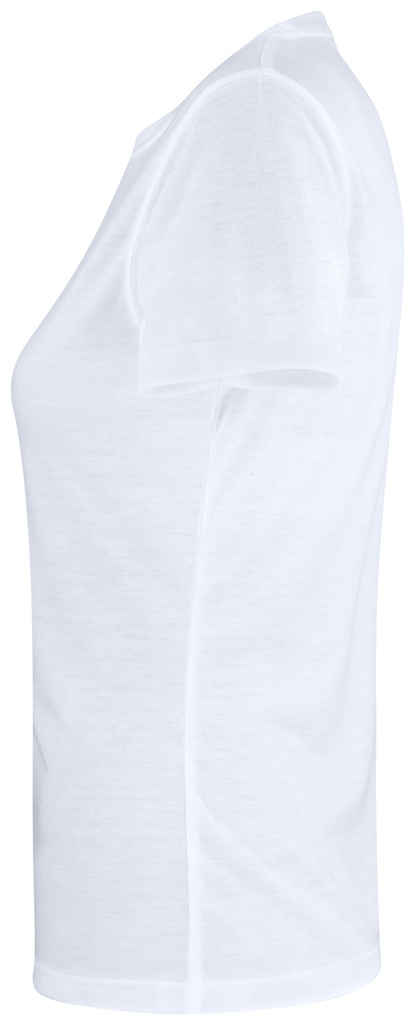 Clique Neon-T – dame – Hvit – venstre side