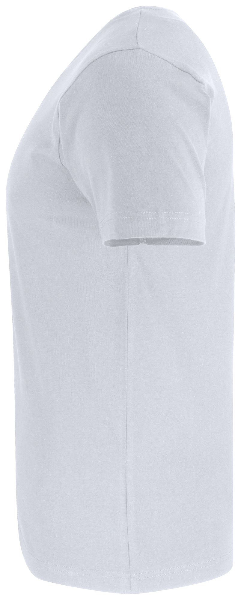 Clique Premium Fashion-T – Hvit – venstre side