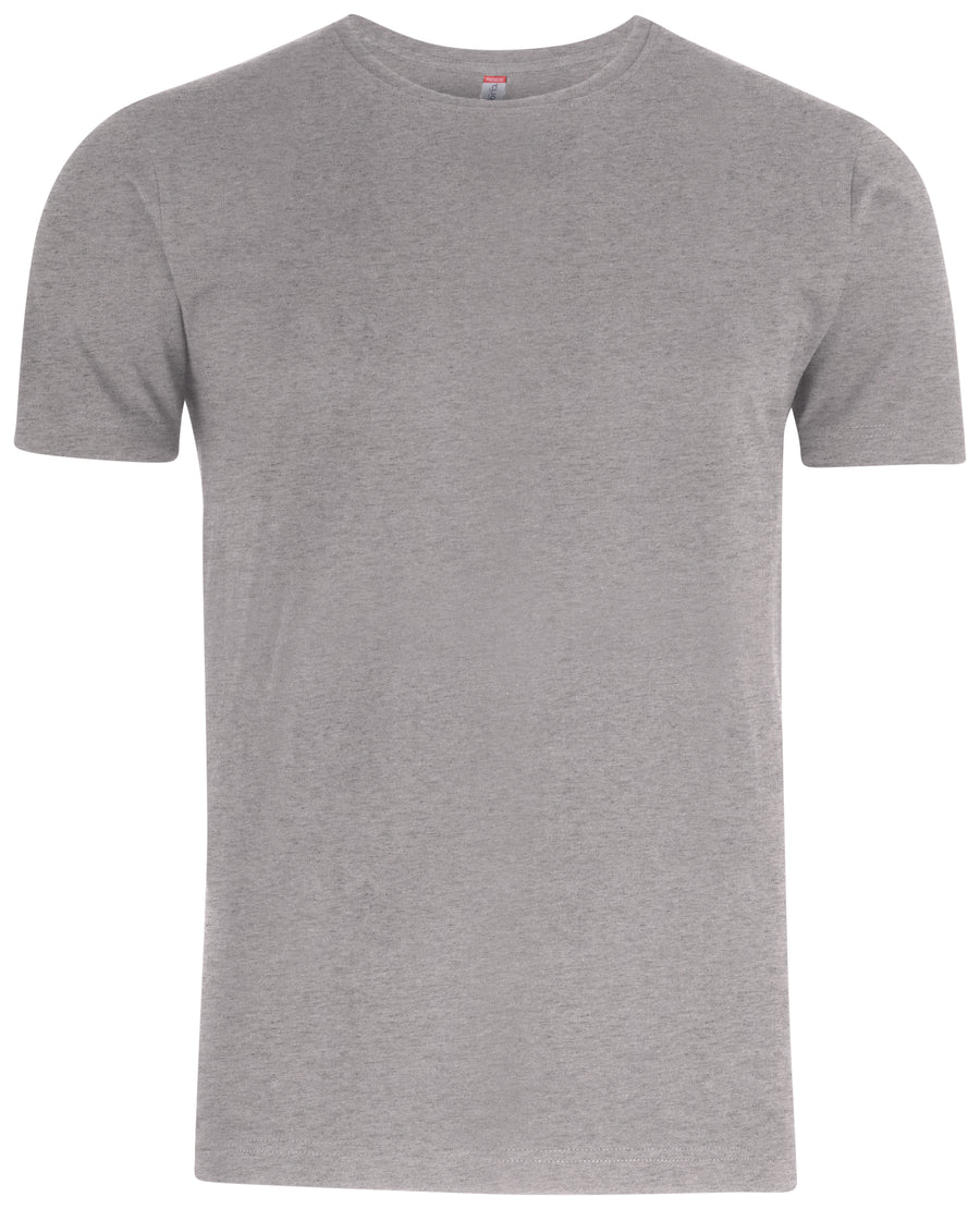 Clique Premium Fashion-T – Gråmelert – forside