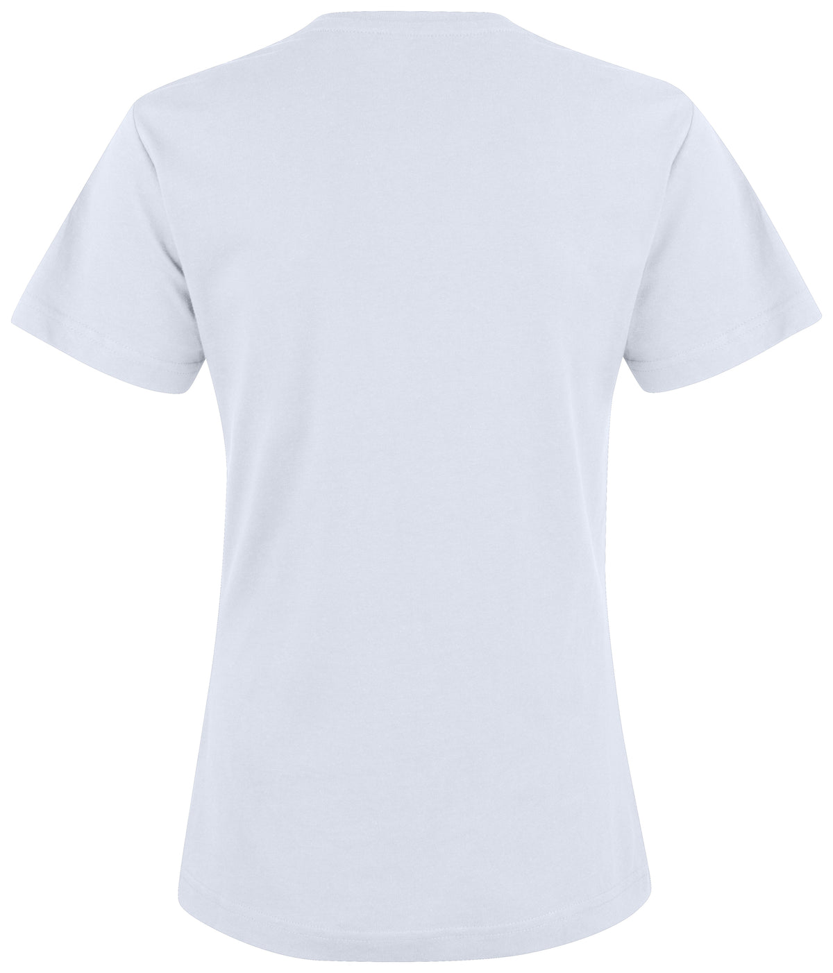 Clique Premium Fashion-T – dame – Hvit – bakside