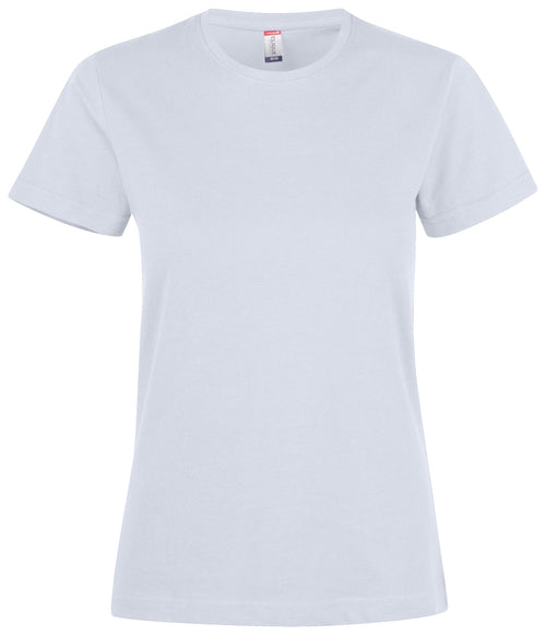 Clique Premium Fashion-T – dame – Hvit – forside