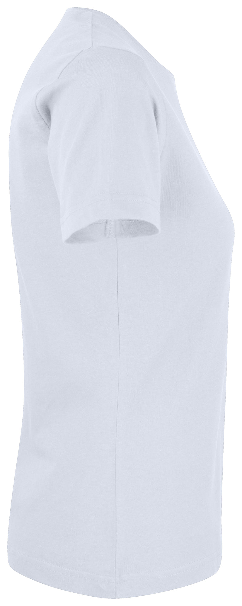 Clique Premium Fashion-T – dame – Hvit – høyre side