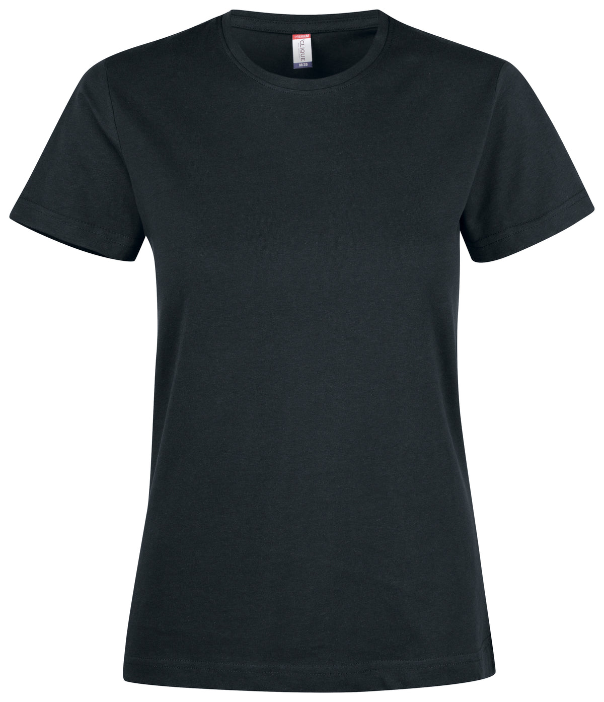 Clique Premium Fashion-T – dame – Svart – forside