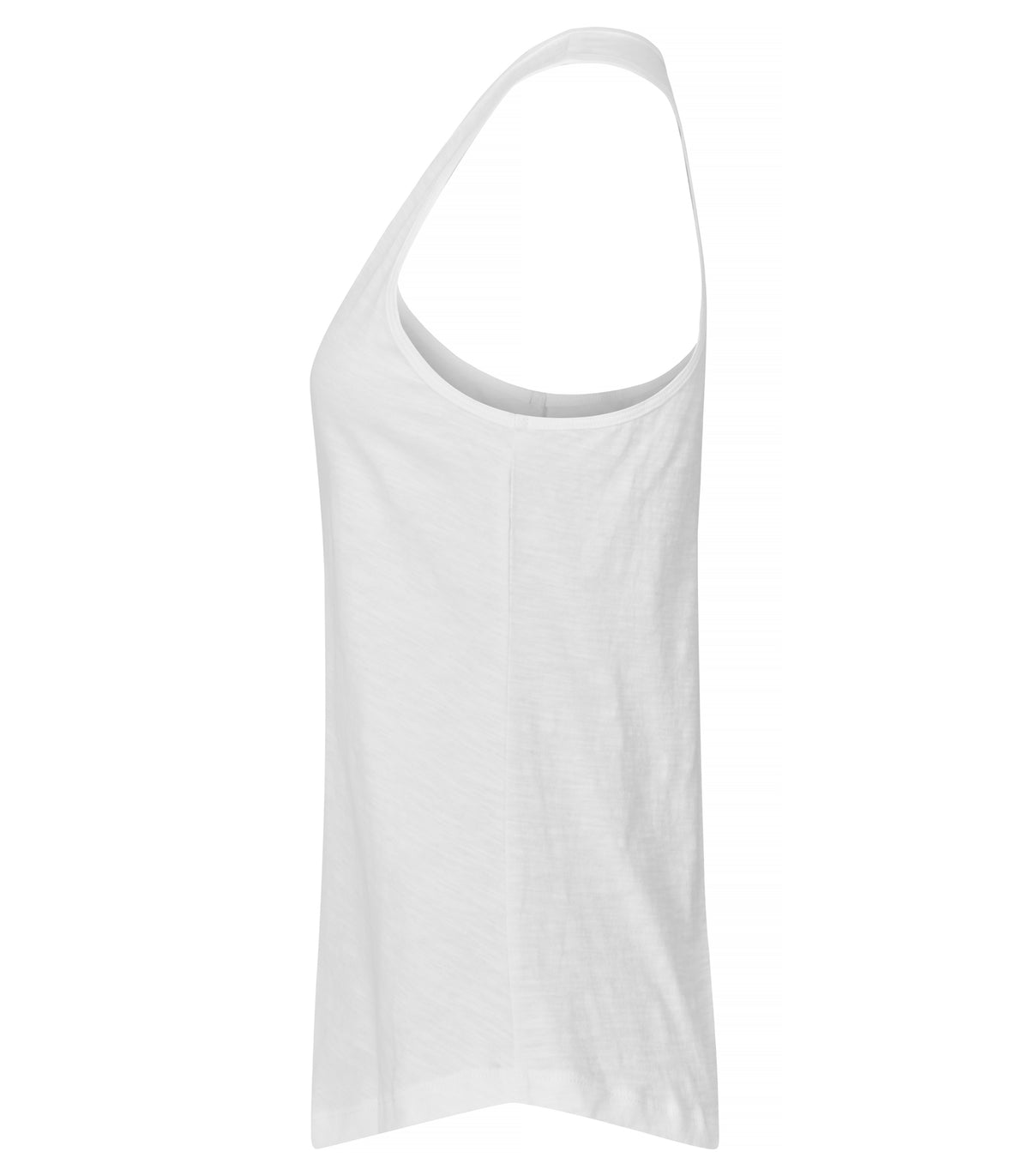 Clique Slub Tanktop – dame – Hvit – venstre side