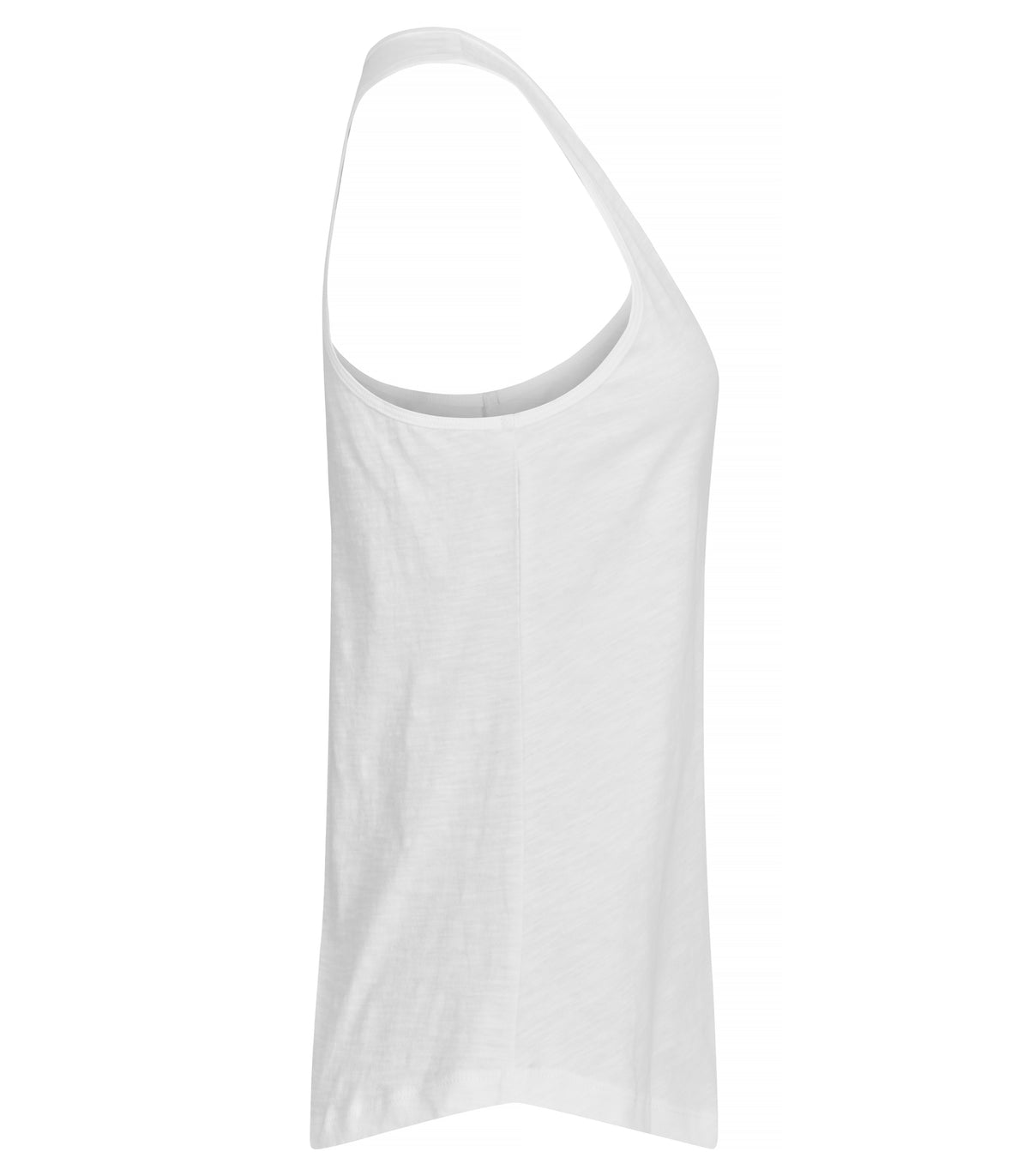 Clique Slub Tanktop – dame – Hvit – høyre side