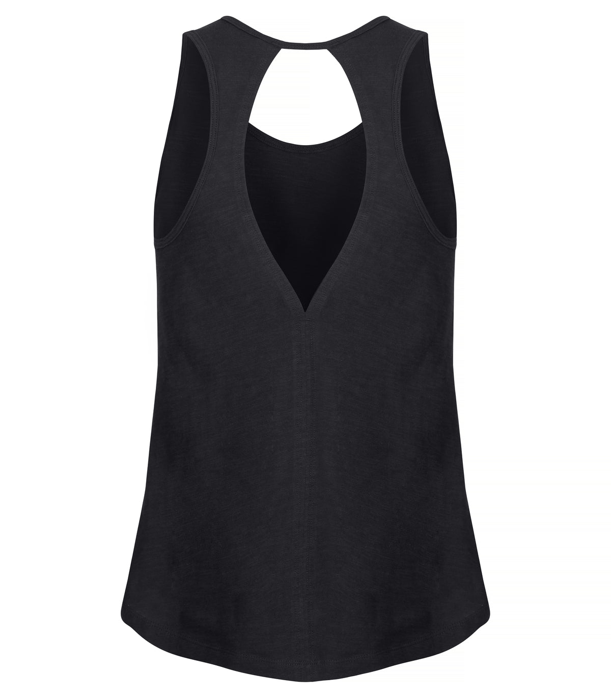 Clique Slub Tanktop – dame – Svart – bakside