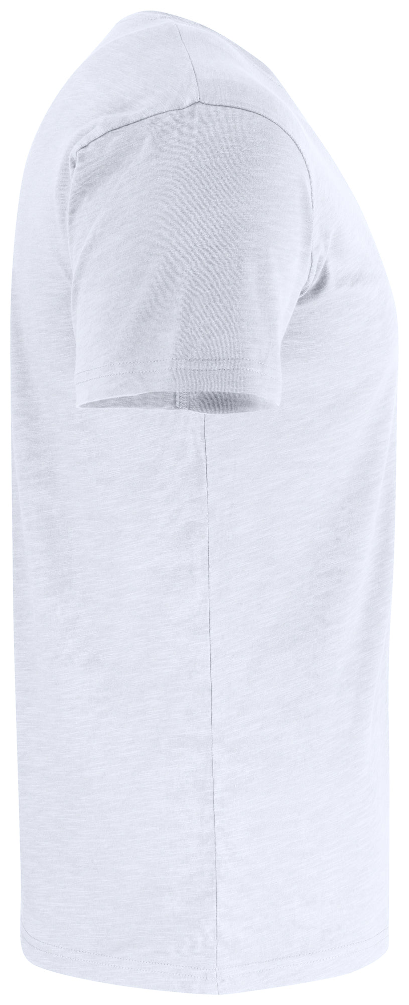 Clique Slub-T – Hvit – høyre side