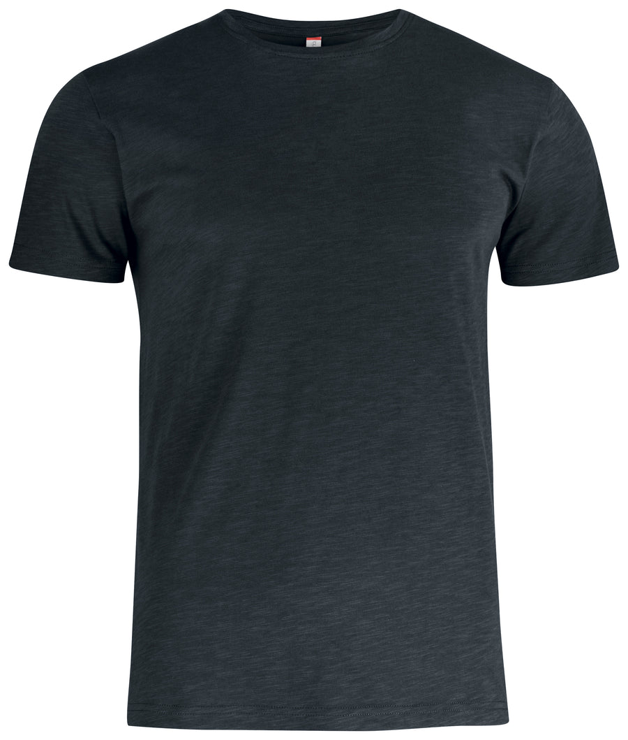 Clique Slub-T – Svart – forside