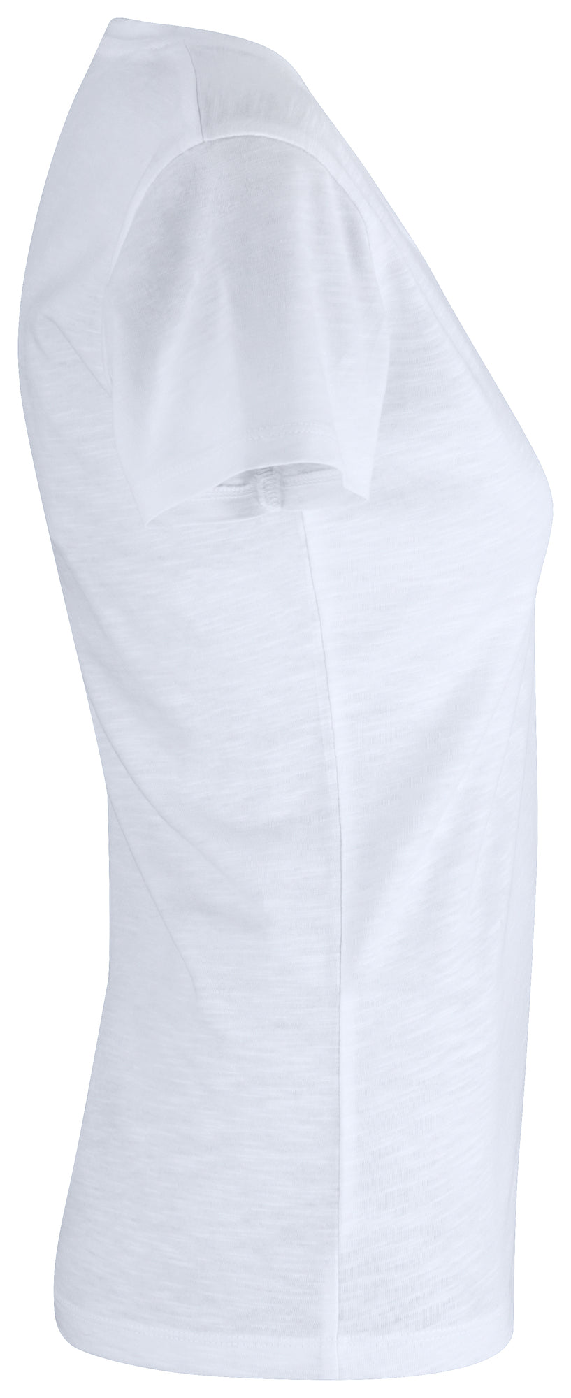 Clique Slub-T – dame – Hvit – høyre side
