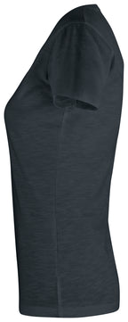 Clique Slub-T – dame – Svart – venstre side