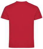 Clique Premium Long-T – Rød – bakside
