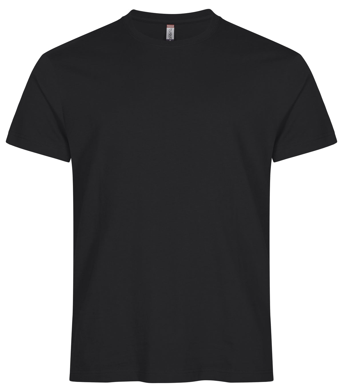 Clique Premium Long-T – Svart – forside