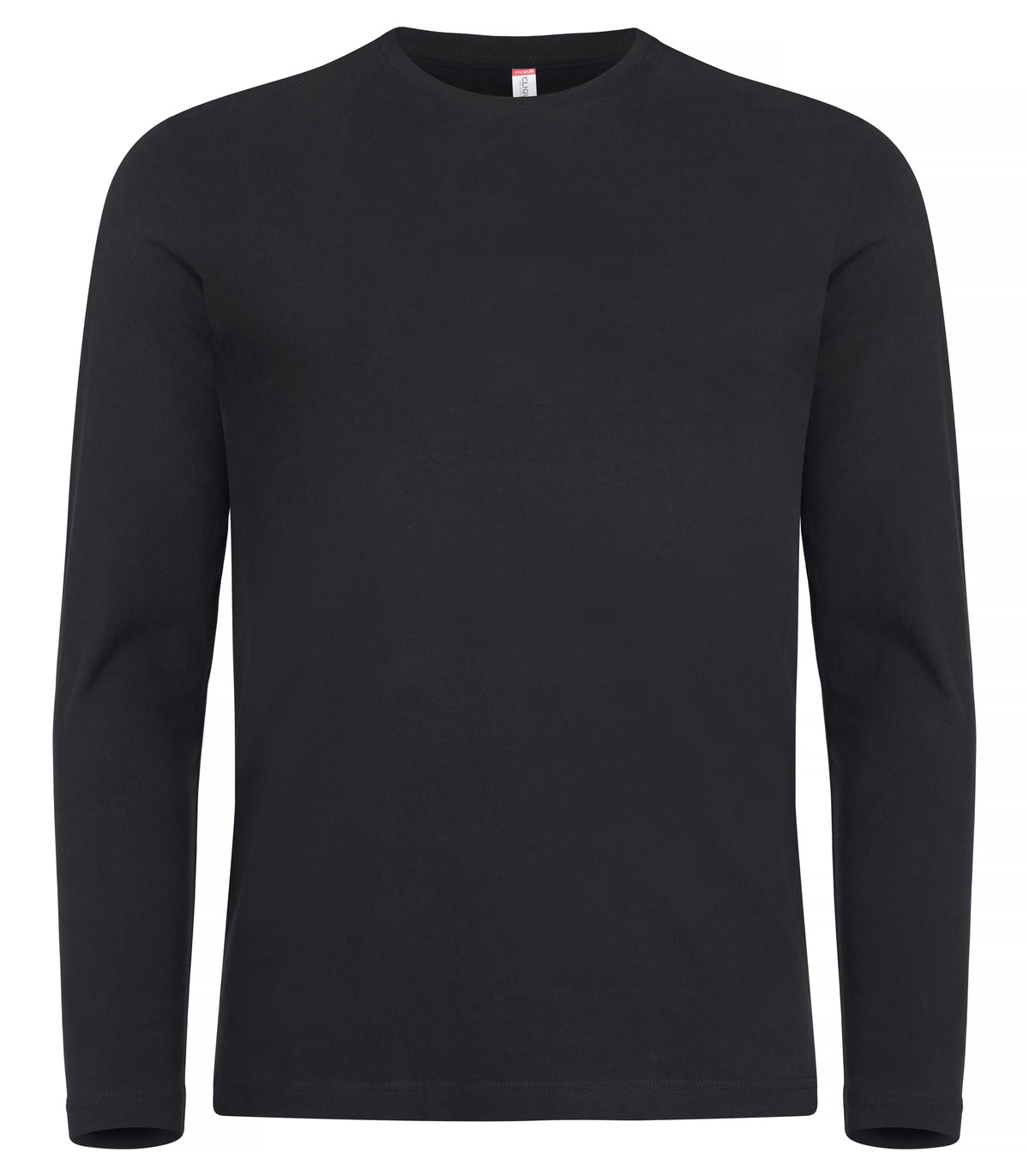 Clique Premium Fashion-T L/S – Svart – forside