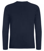 Clique Premium Fashion-T L/S – Mørk marineblå – bakside