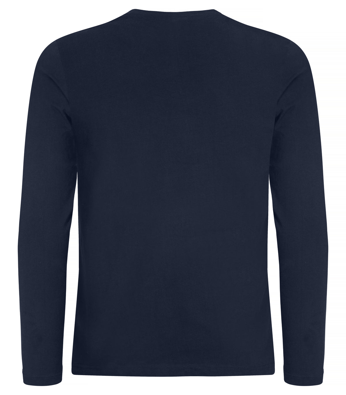 Clique Premium Fashion-T L/S – Mørk marineblå – bakside