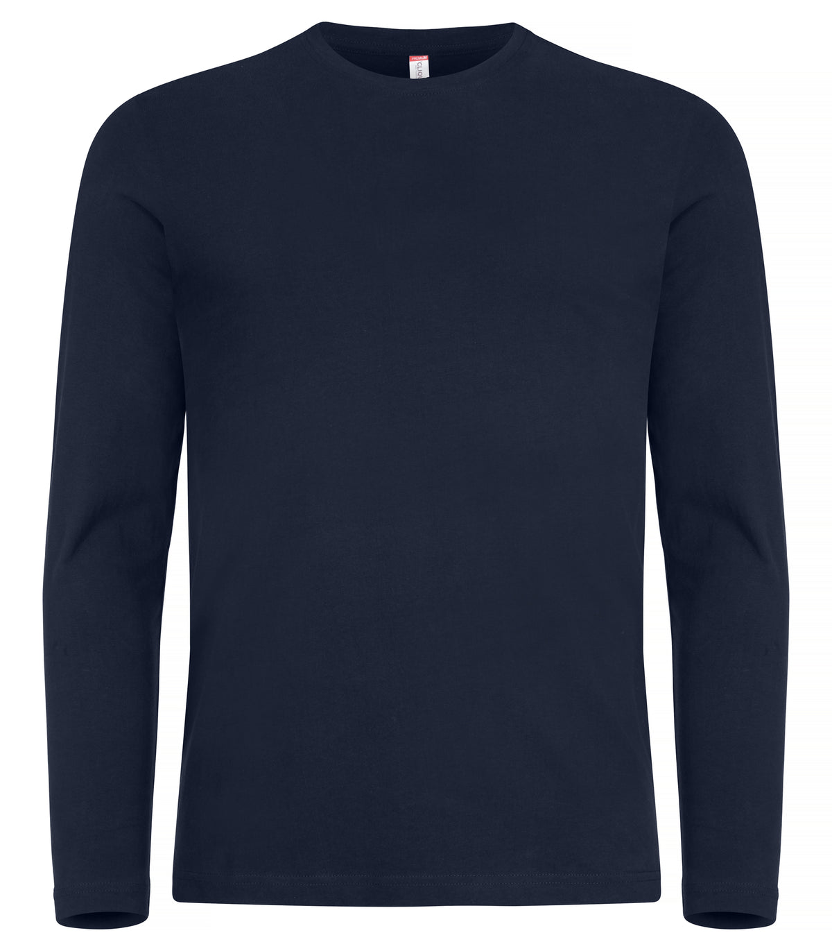 Clique Premium Fashion-T L/S – Mørk marineblå – forside