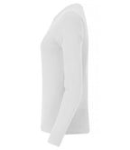 Clique Premium Fashion-T L/S – dame – Hvit – venstre side