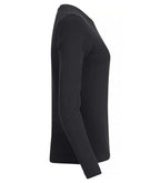 Clique Premium Fashion-T L/S – dame – Svart – høyre side