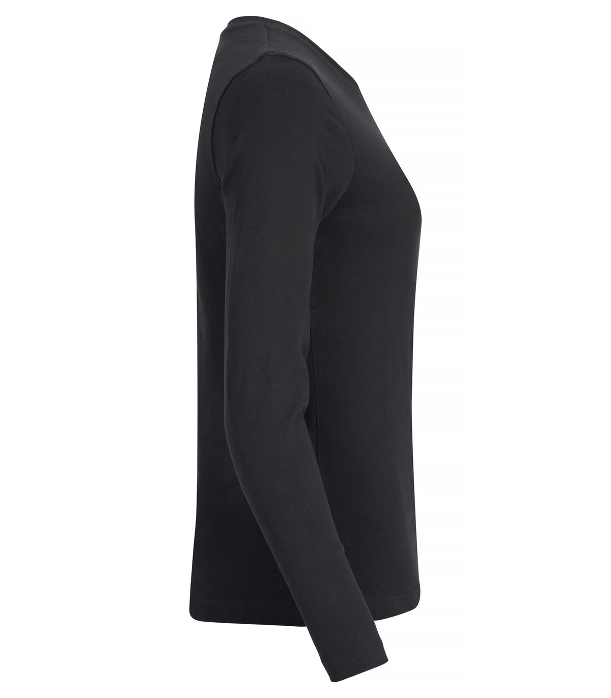 Clique Premium Fashion-T L/S – dame – Svart – høyre side