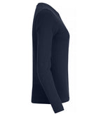 Clique Premium Fashion-T L/S – dame – Mørk marineblå – høyre side