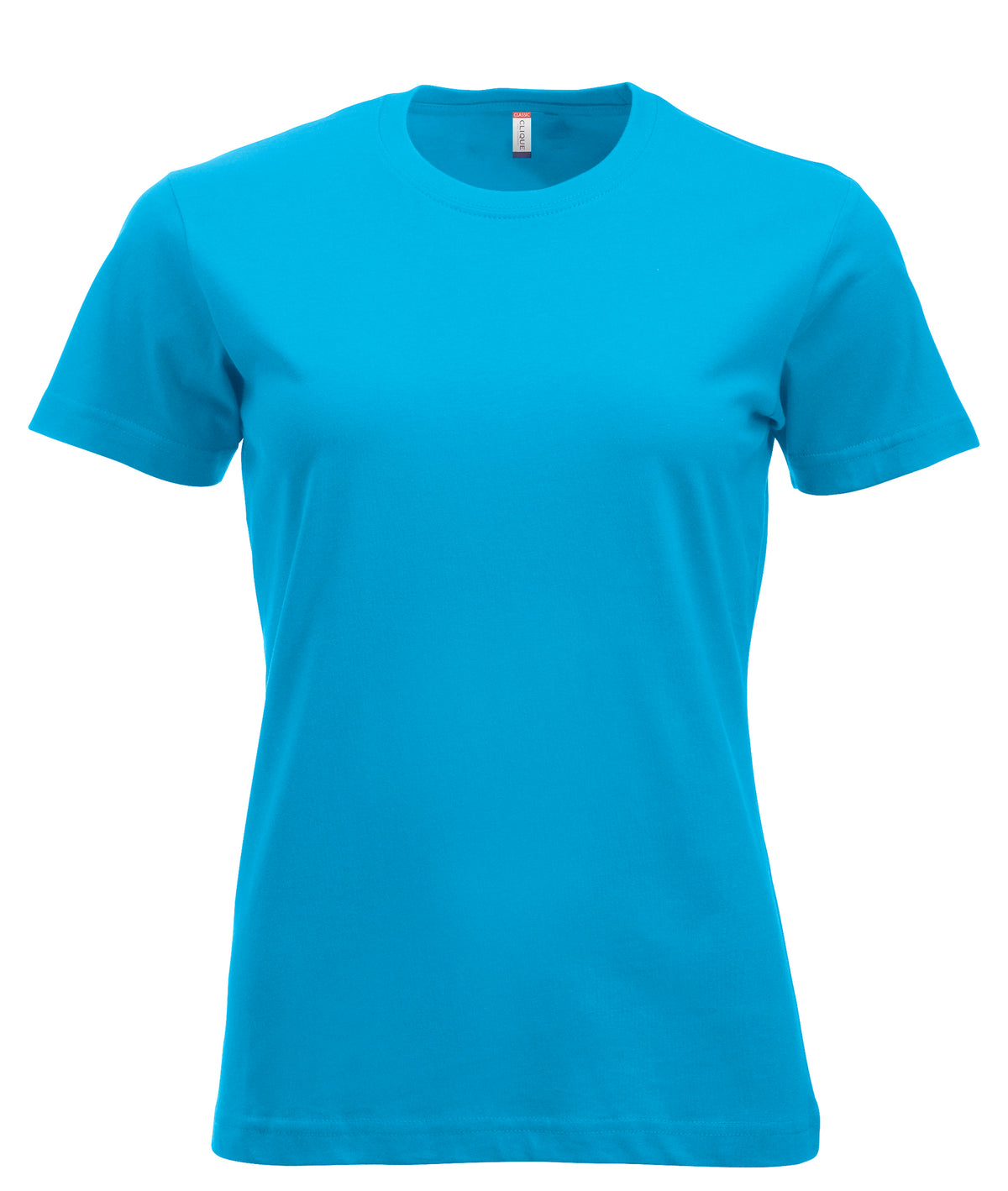 Clique New Classic-T – dame – Turkis – forside