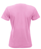 Clique New Classic-T – dame – Sterk rosa – bakside