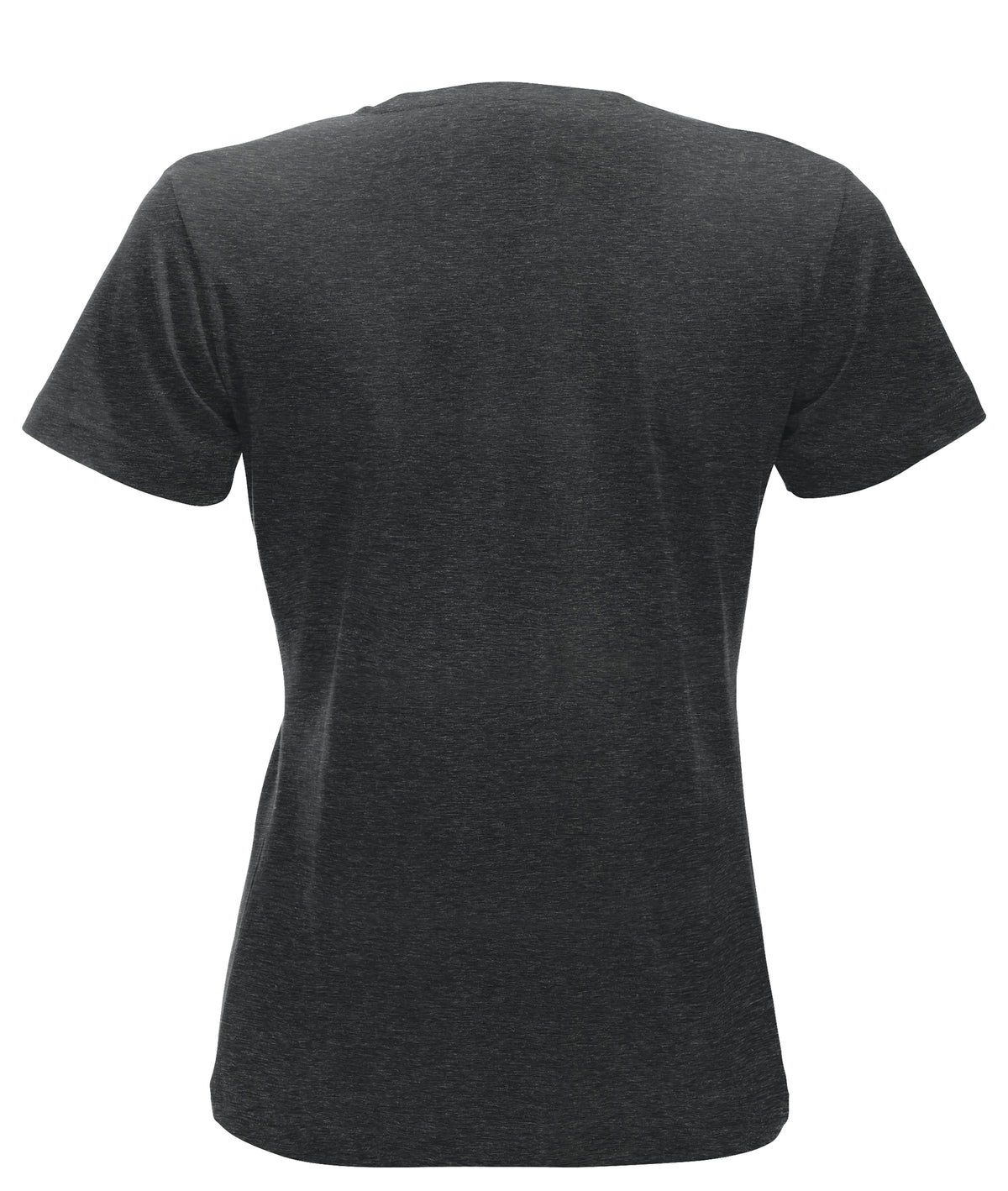 Clique New Classic-T – dame – Antrasittmelert – bakside