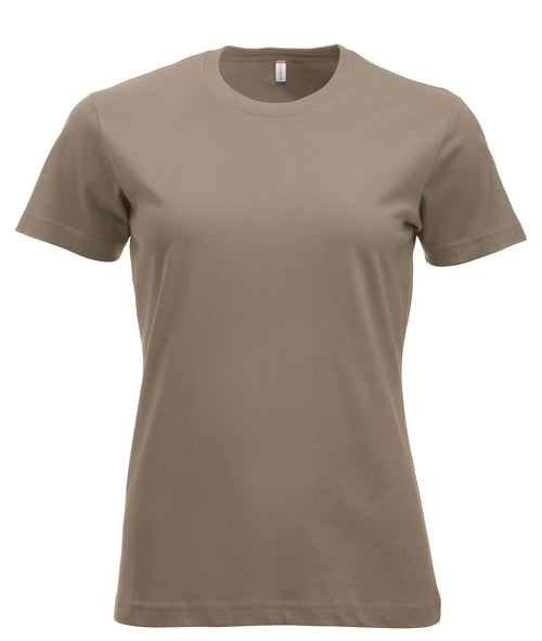 Clique New Classic-T – dame – Caffè latte – forside