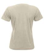 Clique New Classic-T – dame – Lys khaki – bakside
