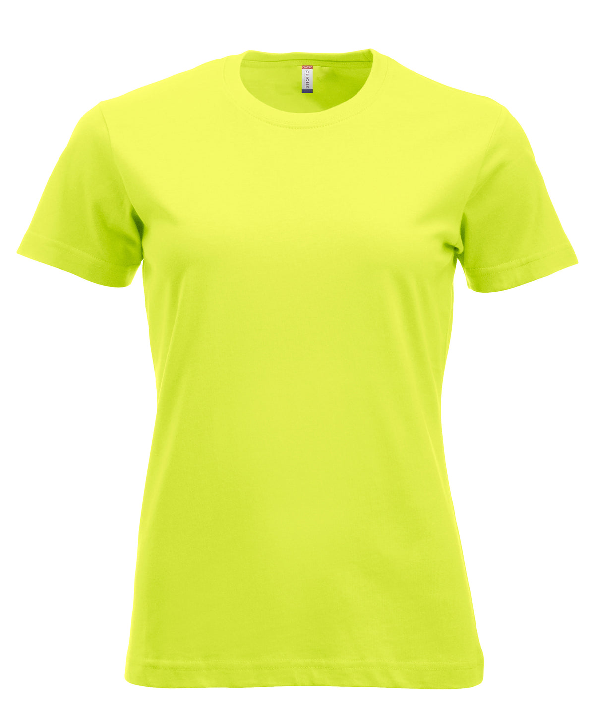 Clique New Classic-T – dame – Signalgrønn – forside
